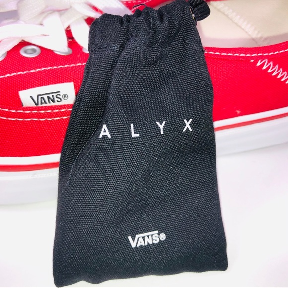 VANS Alyx Studios OG Style 43 LX True Red Sneakers - Picture 10 of 12